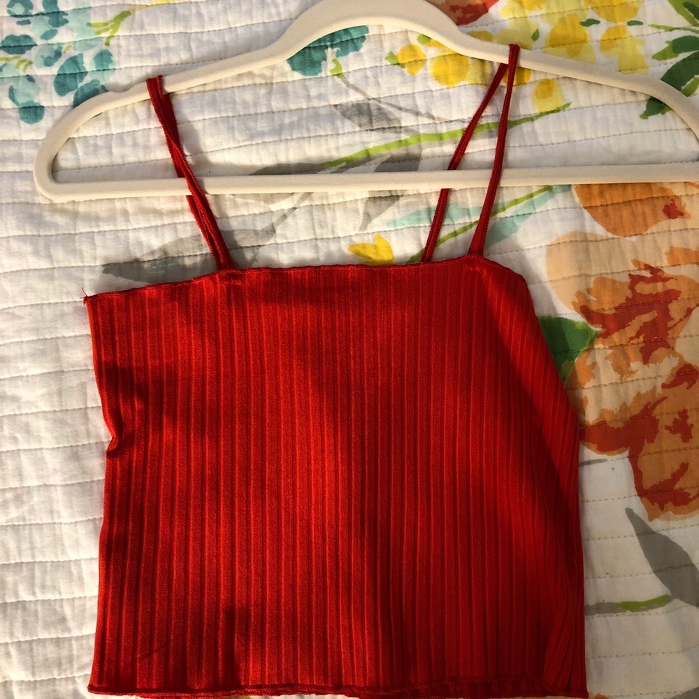 Red Crop Top
